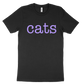 Cats Tee - Black