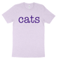 Cats Tee - Lilac