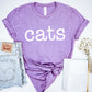 Cats Tee - Purple