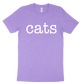 Cats Tee - Purple