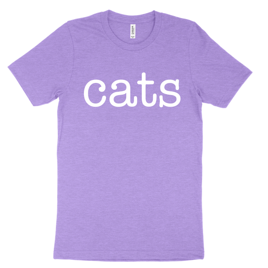 Cats Tee - Purple