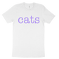 Cats Tee - White