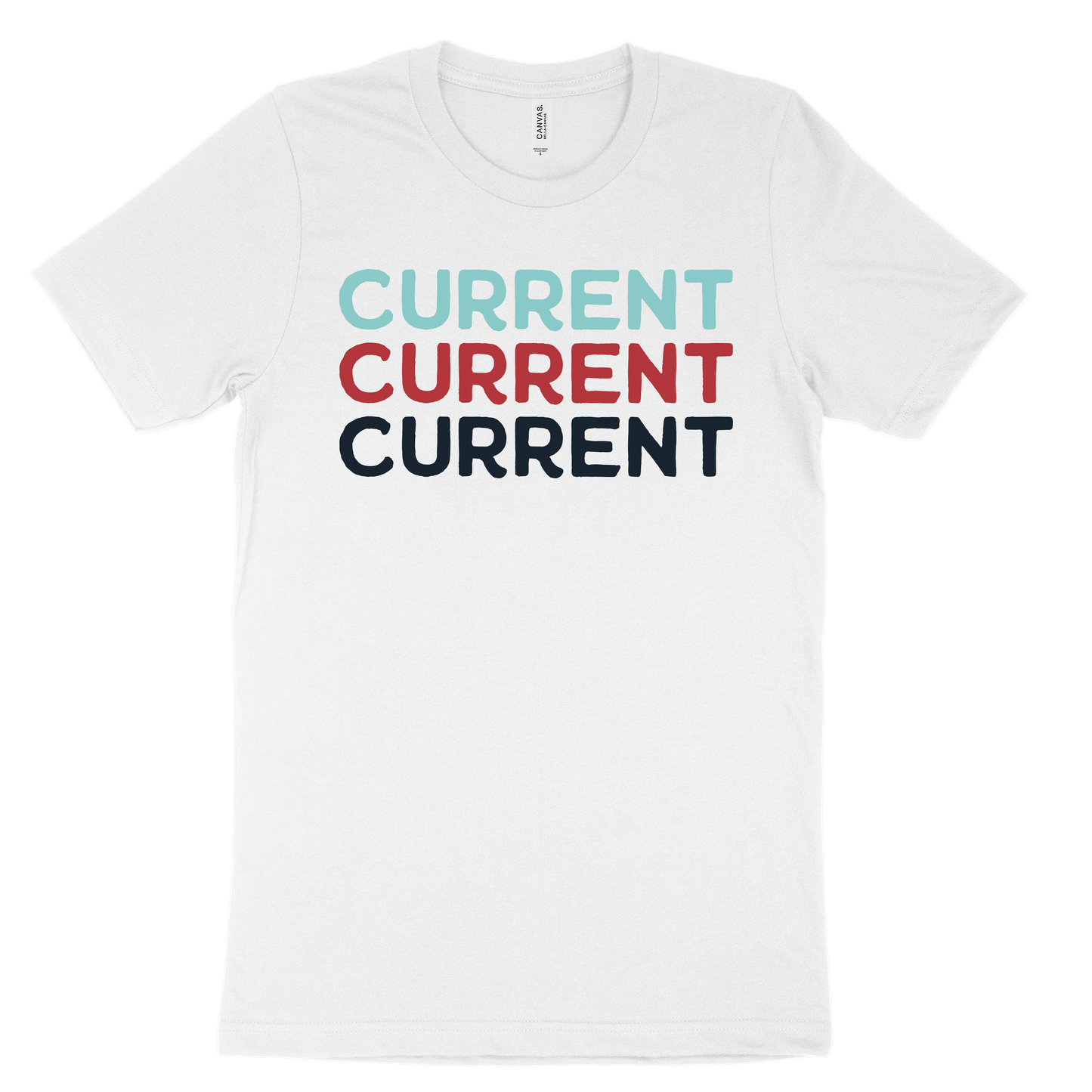 Current Tee - White