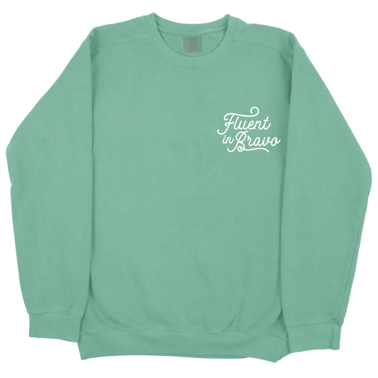 Fluent In Bravo CC Sweatshirt - Light Green