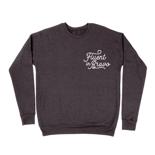Fluent In Bravo Sweatshirt - Dark Grey
