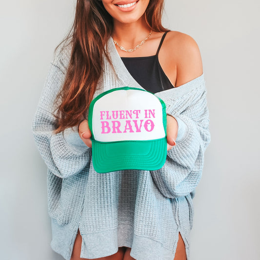 Fluent in Bravo Trucker - Green