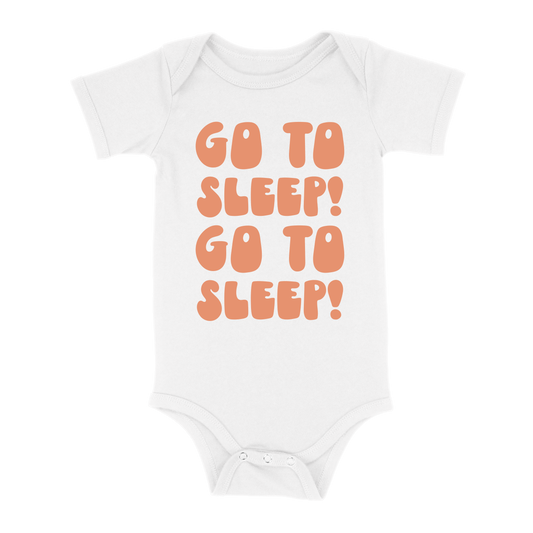 Go To Sleep! Baby - White