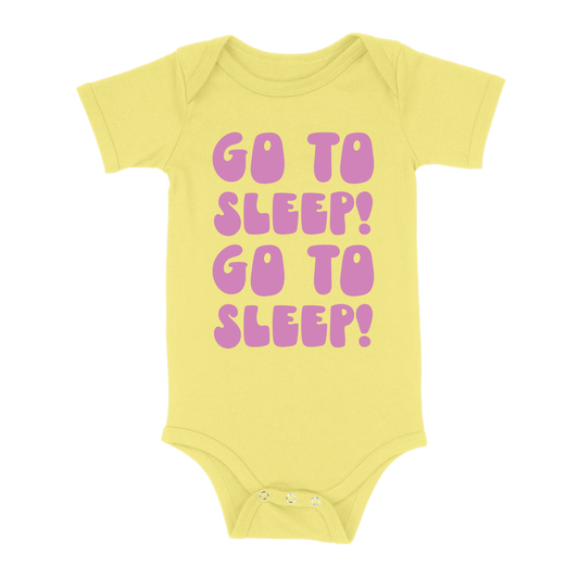 Go To Sleep! Baby - Yellow