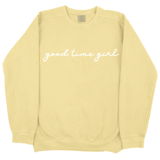 Good Time Girl CC Sweatshirt - Butter