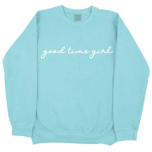 Good Time Girl CC Sweatshirt - Chalky Mint