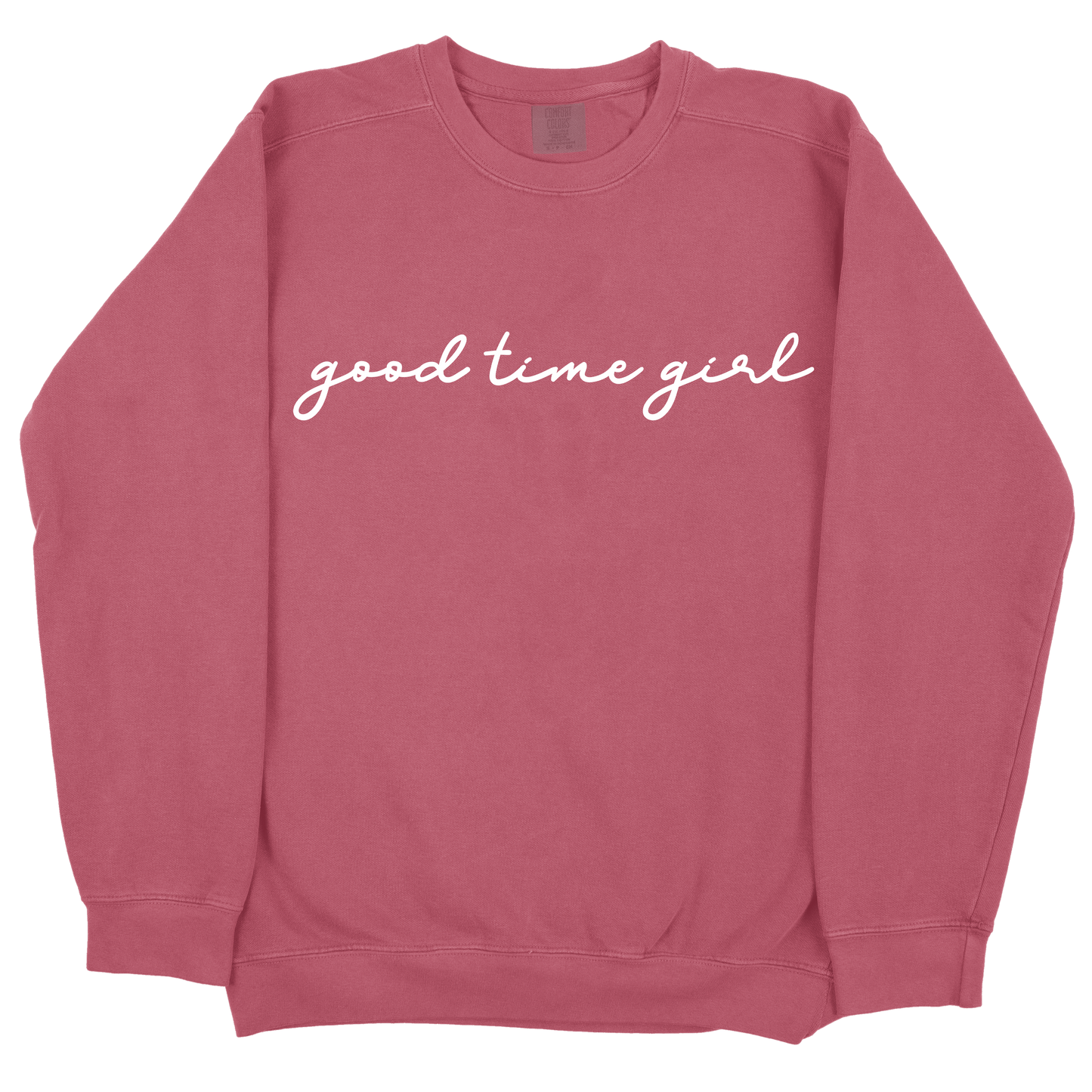 Good Time Girl CC Sweatshirt - Crimson