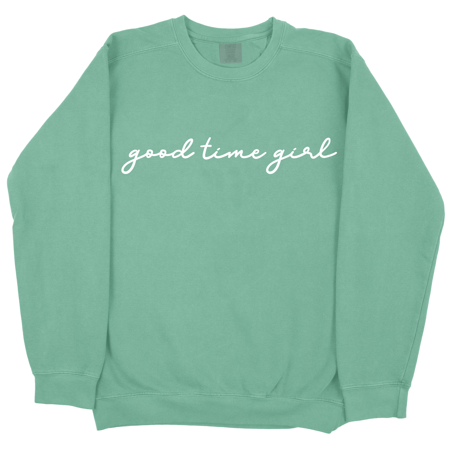 Good Time Girl CC Sweatshirt - Light Green