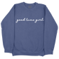 Good Time Girl CC Sweatshirt - Navy