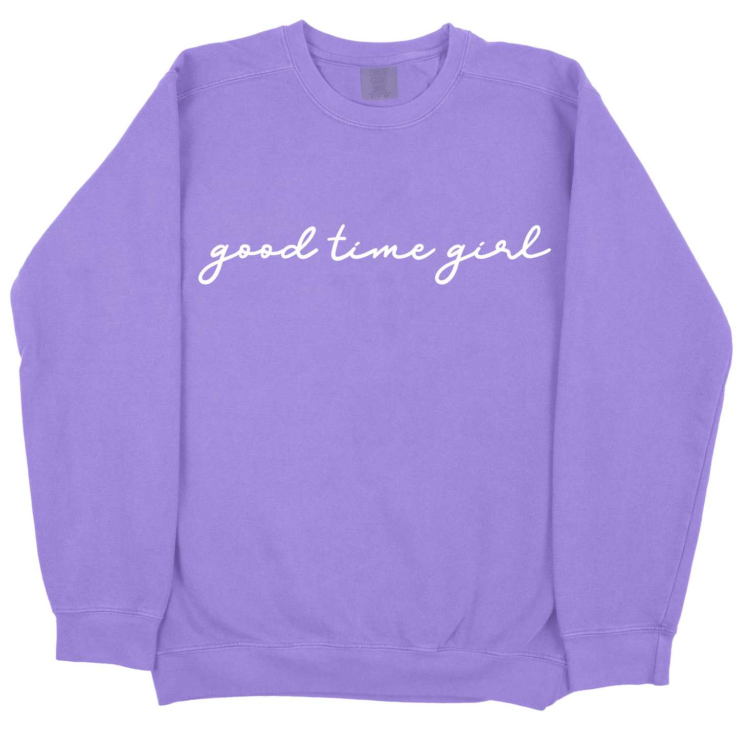 Good Time Girl CC Sweatshirt - Violet