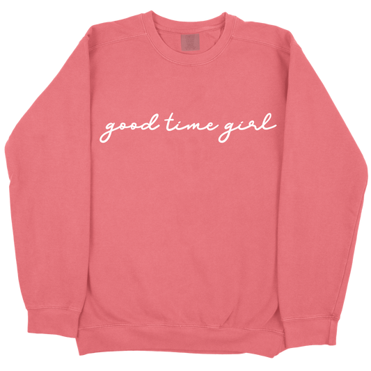 Good Time Girl CC Sweatshirt - Watermelon