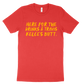 New Here For The Drinks And Travis Kelce's Butt Tee - Red