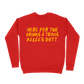 NEW Here For The Drinks And Travis Kelce's Butt Sweatshirt - Red