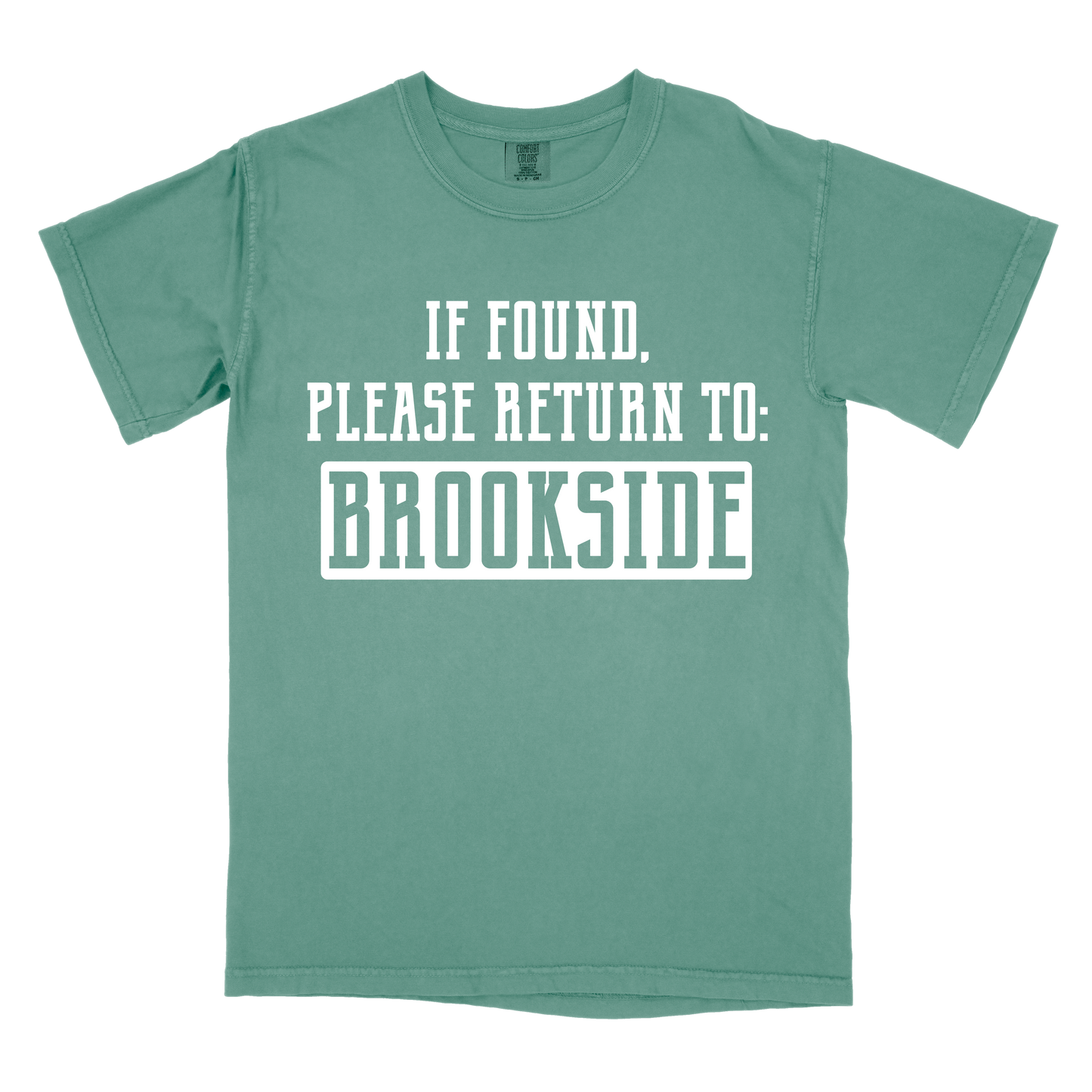 If Found, Please Return to Brookside CC Tee | Light Green