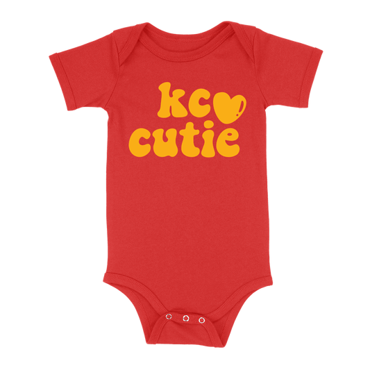 KC Cutie Baby One Piece | Red
