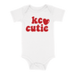 KC Cutie Baby One Piece | White Red