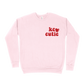 KC Cutie Sweatshirt - Light Pink