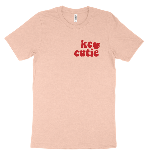 KC Cutie Tee - Peach