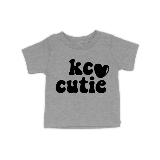 KC Cutie Toddler Tee | Light Grey