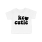 KC Cutie Toddler Tee | White Black