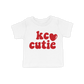 KC Cutie Toddler Tee | White Red