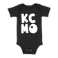 KCMO Baby One Piece | Black