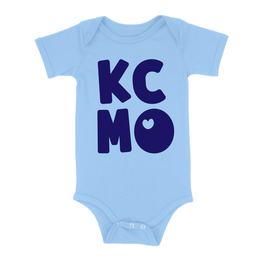 KCMO Baby One Piece | Light Blue