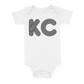 KC Outline Baby One Piece | White Black