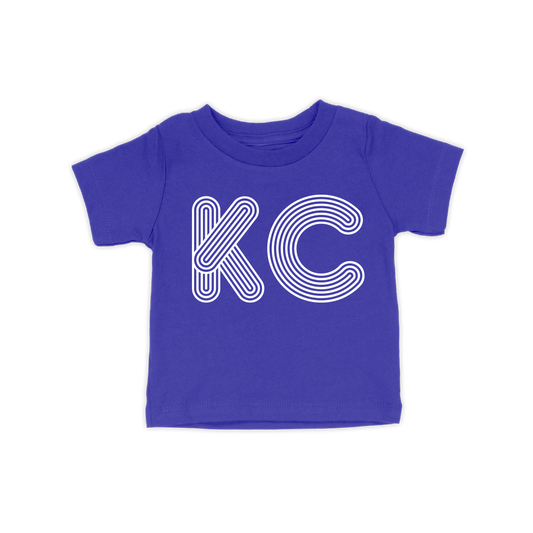 KC Outline Toddler Tee | Blue