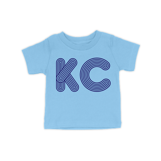 KC Outline Toddler Tee | Light Blue