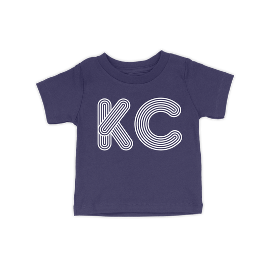 KC Outline Toddler Tee | Navy