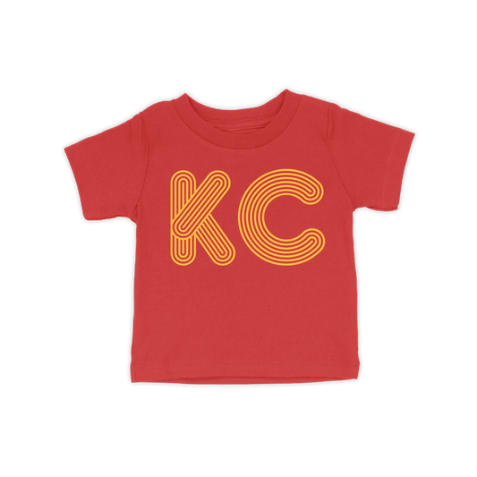 KC Outline Toddler Tee | Red