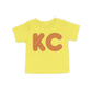 KC Outline Toddler Tee | Yellow
