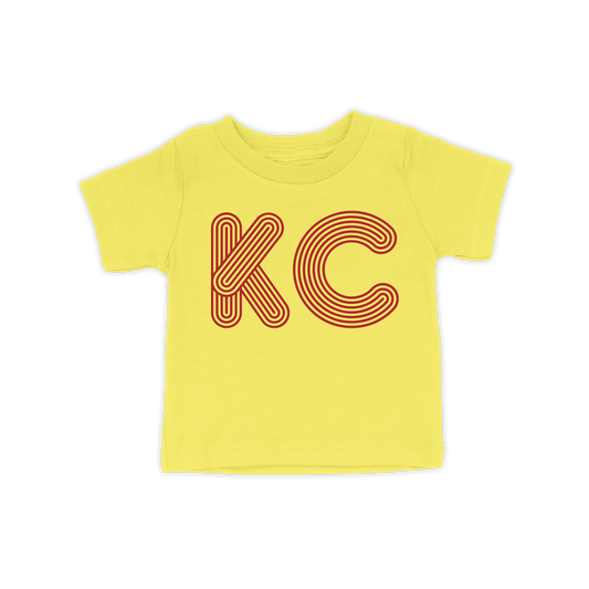 KC Outline Toddler Tee | Yellow
