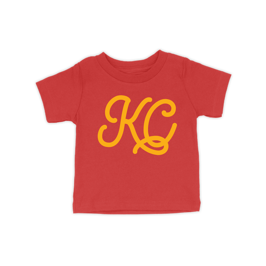KC Script Toddler Tee | Red