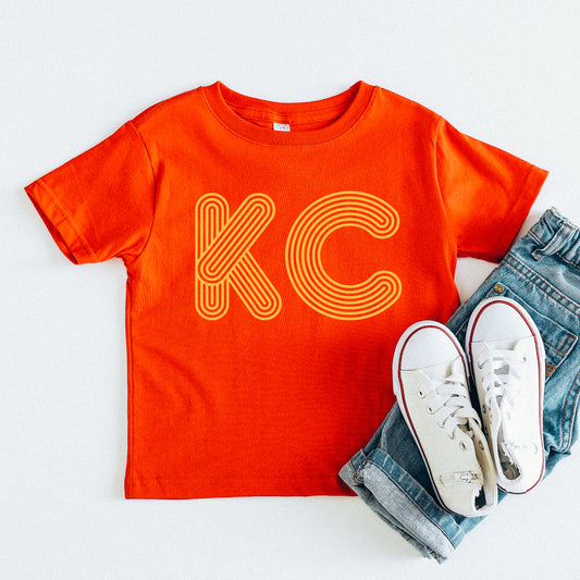 KC Outline Toddler Tee | Red