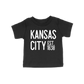 Kansas City EST 1838 Toddler Tee | Black