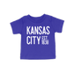 Kansas City EST 1838 Toddler Tee | Blue