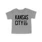 Kansas City EST 1838 Toddler Tee | Grey