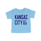 Kansas City EST 1838 Toddler Tee | Light Blue