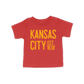 Kansas City EST 1838 Toddler Tee | Red