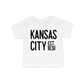 Kansas City EST 1838 Toddler Tee | White Black