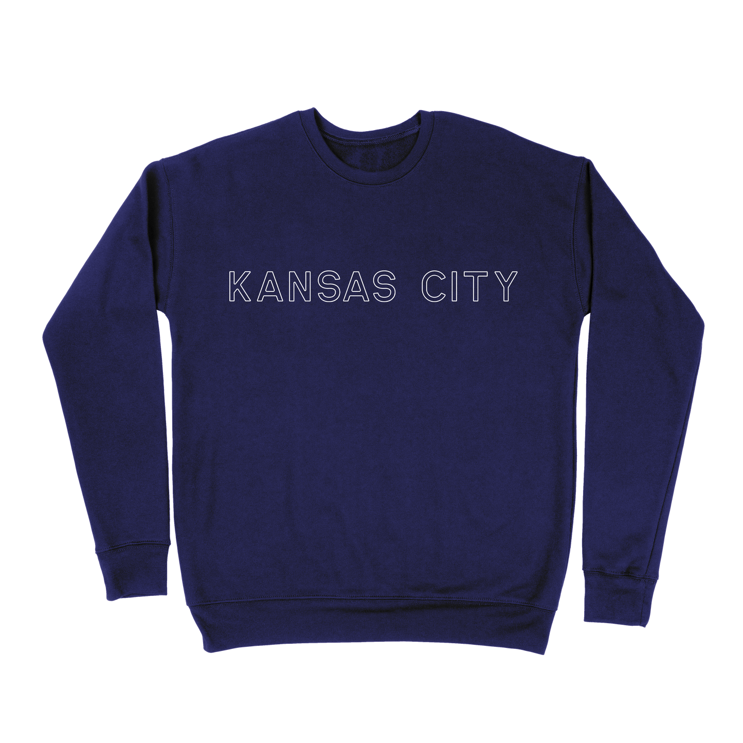 Kansas City Outline Sweatshirt - Navy
