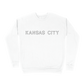 Kansas City Outline Sweatshirt - White