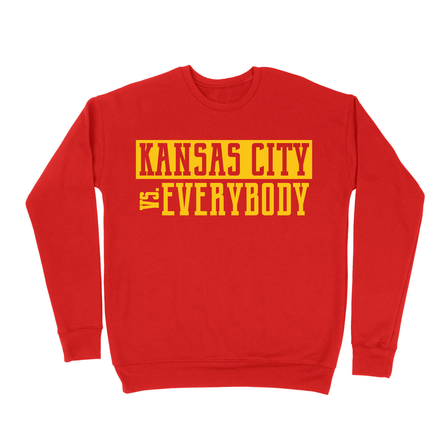 Kansas City vs. Everybody Sweatshirt - Red