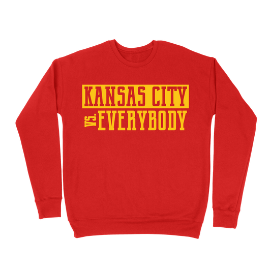 Kansas City vs. Everybody Sweatshirt - Red
